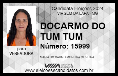 Candidato DOCARMO DO TUM TUM 2024 - VIRGEM DA LAPA - Eleições