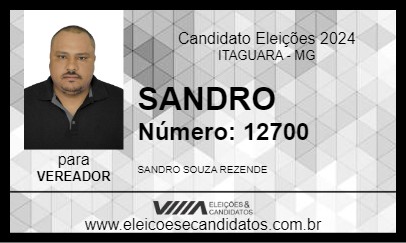 Candidato SANDRO 2024 - ITAGUARA - Eleições