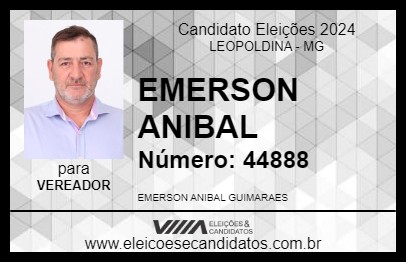 Candidato EMERSON ANIBAL 2024 - LEOPOLDINA - Eleições