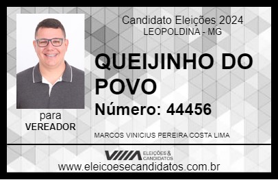 Candidato QUEIJINHO DO POVO 2024 - LEOPOLDINA - Eleições