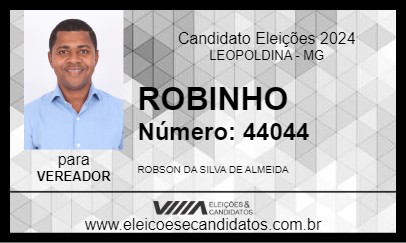 Candidato ROBINHO 2024 - LEOPOLDINA - Eleições