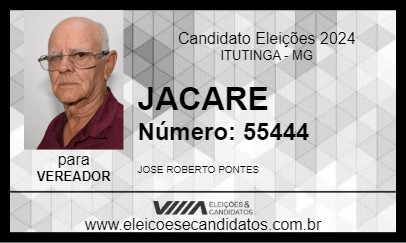 Candidato JACARE 2024 - ITUTINGA - Eleições