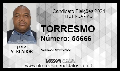 Candidato TORRESMO 2024 - ITUTINGA - Eleições