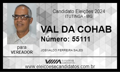 Candidato VAL DA ALESSANDRA 2024 - ITUTINGA - Eleições