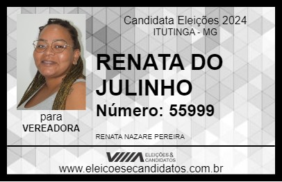 Candidato RENATA DO JULINHO 2024 - ITUTINGA - Eleições