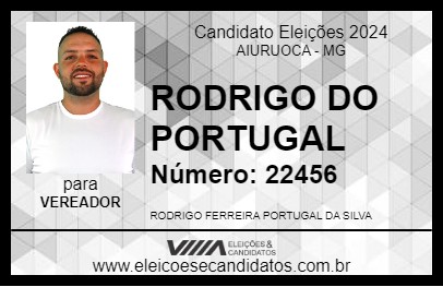 Candidato RODRIGO DO PORTUGAL 2024 - AIURUOCA - Eleições