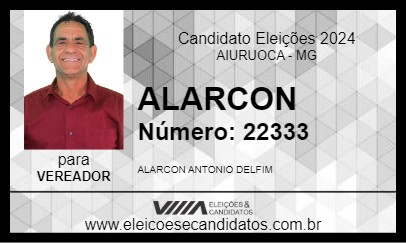 Candidato ALARCON 2024 - AIURUOCA - Eleições