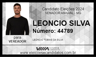 Candidato LEONCIO SILVA 2024 - SENADOR AMARAL - Eleições