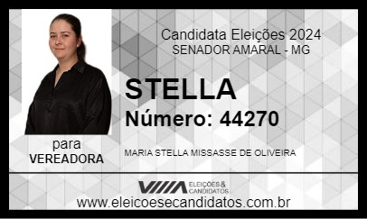 Candidato STELLA 2024 - SENADOR AMARAL - Eleições