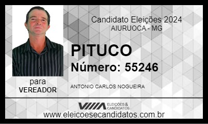 Candidato PITUCO 2024 - AIURUOCA - Eleições