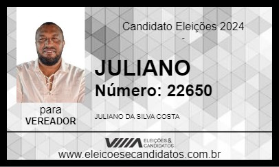 Candidato JULIANO 2024 - ANTÔNIO DIAS - Eleições