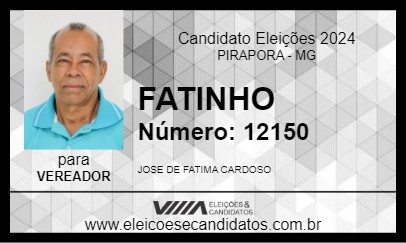 Candidato FATINHO 2024 - PIRAPORA - Eleições