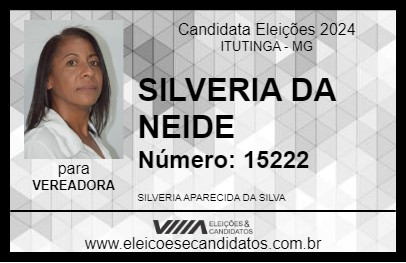 Candidato SILVERIA DA NEIDE 2024 - ITUTINGA - Eleições