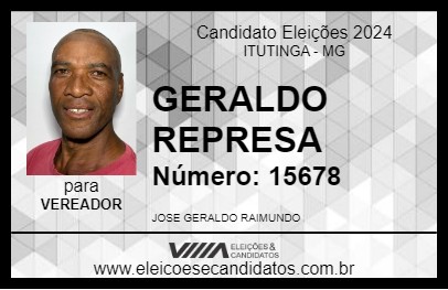 Candidato GERALDO REPRESA 2024 - ITUTINGA - Eleições