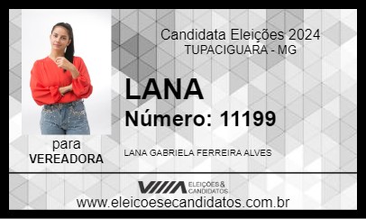 Candidato LANA 2024 - TUPACIGUARA - Eleições