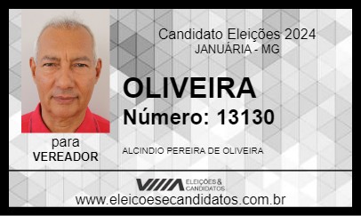 Candidato OLIVEIRA 2024 - JANUÁRIA - Eleições