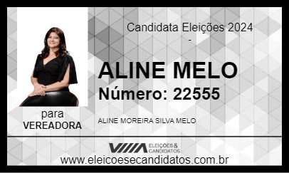 Candidato ALINE MELO 2024 - UBÁ - Eleições