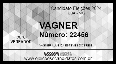 Candidato VAGNER 2024 - UBÁ - Eleições