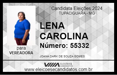 Candidato LENA CAROLINA 2024 - TUPACIGUARA - Eleições