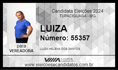 Candidato LUIZA HELENA 2024 - TUPACIGUARA - Eleições