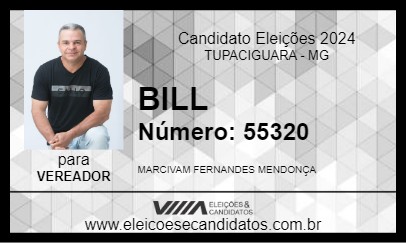 Candidato BILL DA SEMENSOL 2024 - TUPACIGUARA - Eleições