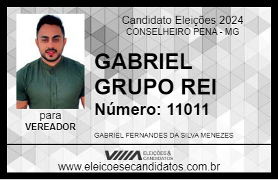 Candidato GABRIEL GRUPO REI 2024 - CONSELHEIRO PENA - Eleições