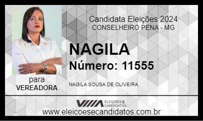 Candidato NAGILA 2024 - CONSELHEIRO PENA - Eleições