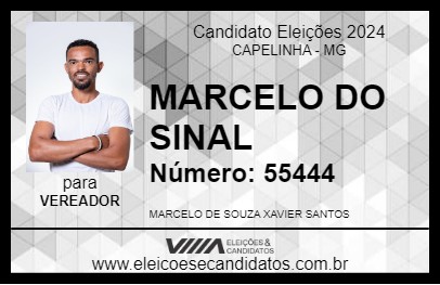 Candidato MARCELO DO SINAL 2024 - CAPELINHA - Eleições