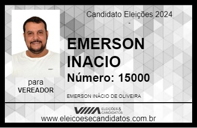 Candidato EMERSON OLIVEIRA 2024 - UBÁ - Eleições