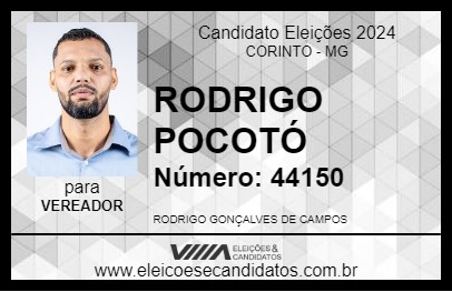 Candidato RODRIGO POCOTÓ 2024 - CORINTO - Eleições