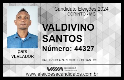 Candidato VALDIVINO SANTOS 2024 - CORINTO - Eleições