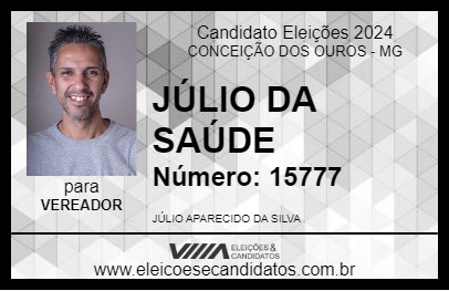 Candidato JÚLIO DA SAÚDE 2024 - CONCEIÇÃO DOS OUROS - Eleições