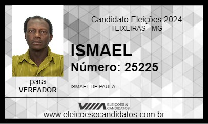 Candidato ISMAEL 2024 - TEIXEIRAS - Eleições