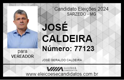 Candidato JOSÉ CALDEIRA 2024 - SARZEDO - Eleições