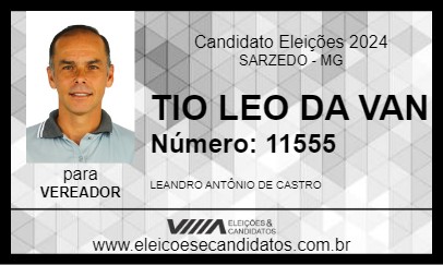 Candidato TIO LEO DA VAN 2024 - SARZEDO - Eleições