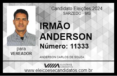 Candidato IRMÃO ANDERSON 2024 - SARZEDO - Eleições