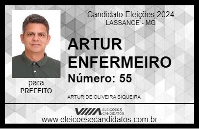 Candidato ARTUR ENFERMEIRO 2024 - LASSANCE - Eleições