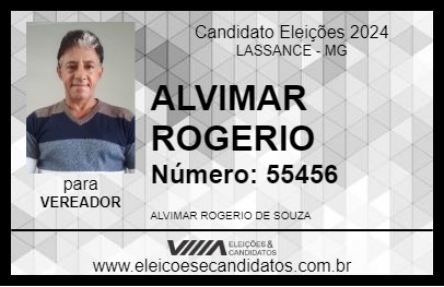 Candidato ALVIMAR ROGERIO 2024 - LASSANCE - Eleições