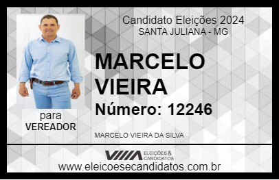 Candidato MARCELO VIEIRA 2024 - SANTA JULIANA - Eleições