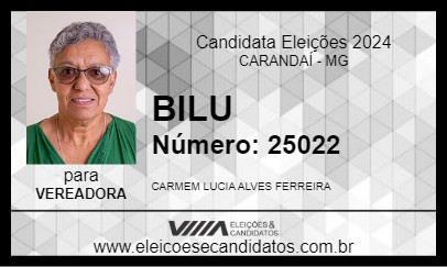 Candidato BILU 2024 - CARANDAÍ - Eleições