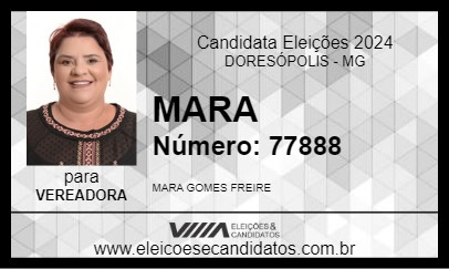 Candidato MARA 2024 - DORESÓPOLIS - Eleições