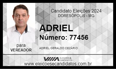 Candidato ADRIEL 2024 - DORESÓPOLIS - Eleições