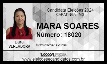 Candidato MARA SOARES 2024 - CARATINGA - Eleições