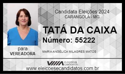 Candidato TATÁ 2024 - CARANGOLA - Eleições