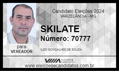 Candidato SKILATE 2024 - VARZELÂNDIA - Eleições