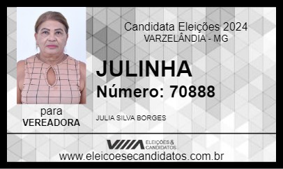 Candidato JULINHA   2024 - VARZELÂNDIA - Eleições