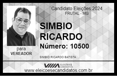 Candidato SIMBIO RICARDO 2024 - FRUTAL - Eleições