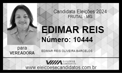 Candidato EDIMAR REIS 2024 - FRUTAL - Eleições