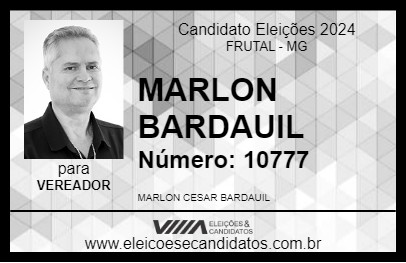 Candidato MARLON BARDAUIL 2024 - FRUTAL - Eleições