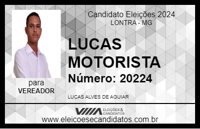 Candidato LUCAS MOTORISTA 2024 - LONTRA - Eleições